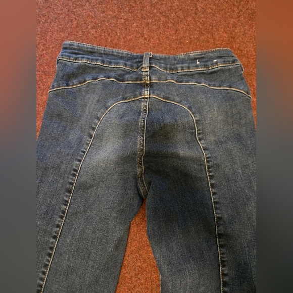 Garage Denim Low-rise Flare Jeans Size 7 - Picture 7 of 8